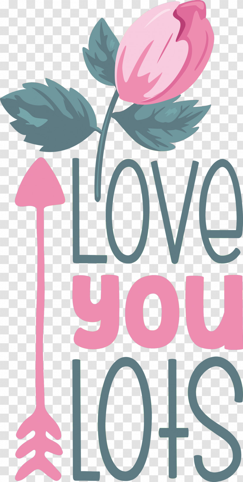 Love You Lots Valentines Day Valentine Transparent PNG