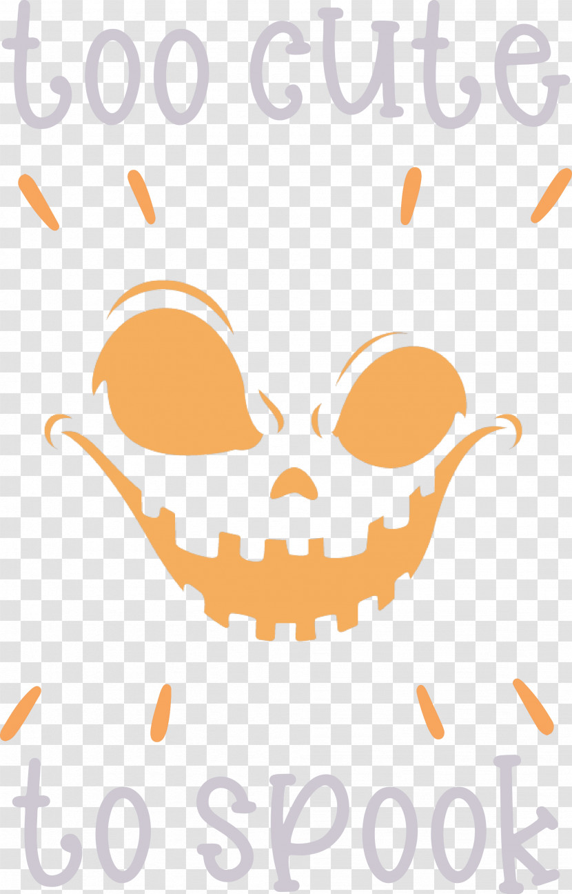 Halloween Too Cute To Spook Spook Transparent PNG