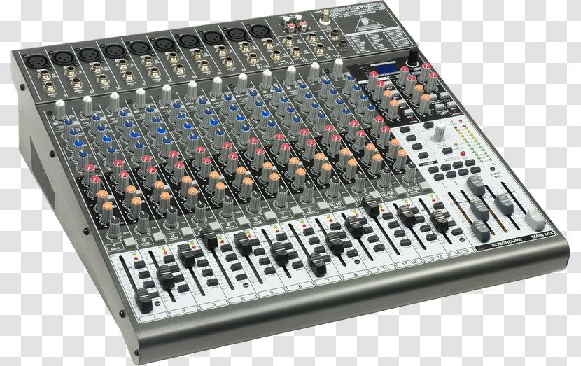 Microphone Audio Mixers Behringer Xenyx 802 - Analog Signal Transparent PNG