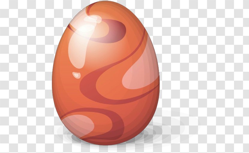 Easter Egg Product Design Sphere - Peach Transparent PNG