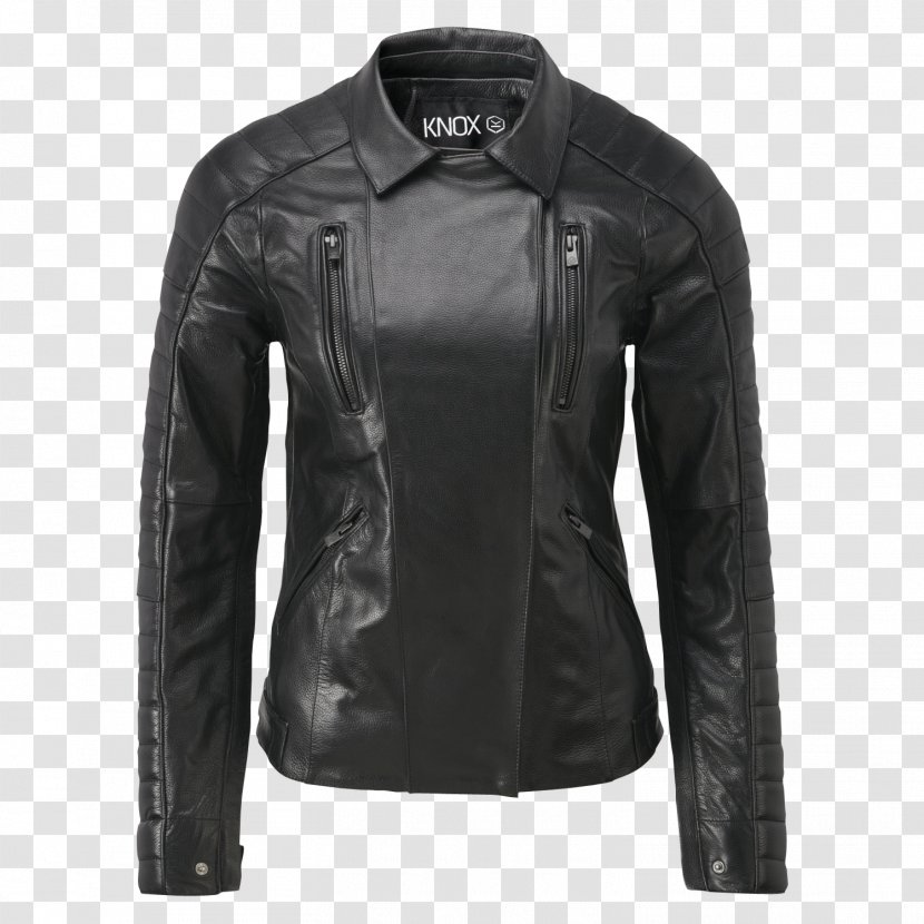 Leather Jacket Clothing Motorcycle - Zipper - Business Woman Transparent PNG