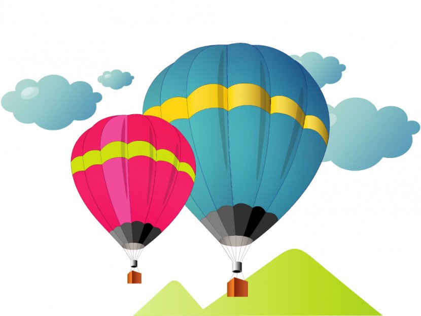 Hot Air Ballooning Drawing Desktop Wallpaper - Balloon Transparent PNG