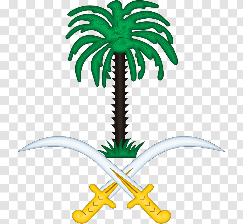 Emirate Of Diriyah Kingdom Hejaz Emblem Saudi Arabia Coat Arms Flag - Organism Transparent PNG
