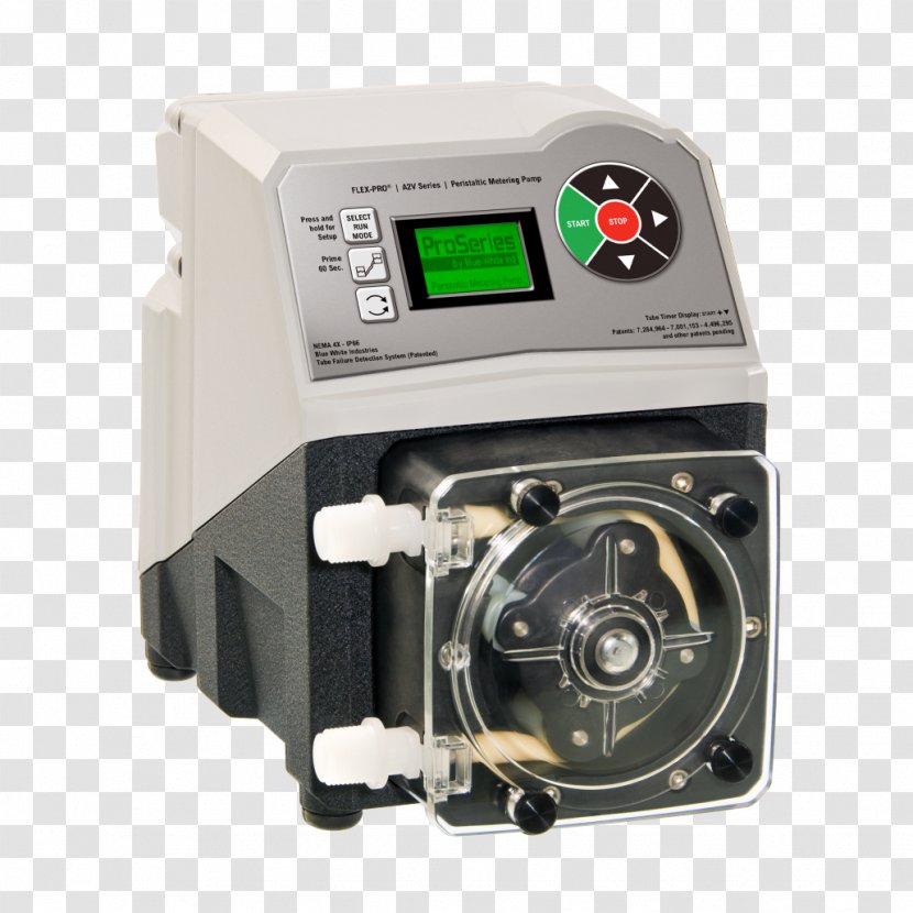 Peristaltic Pump Metering Electric Motor Blue-White Industries Ltd - Industry Transparent PNG