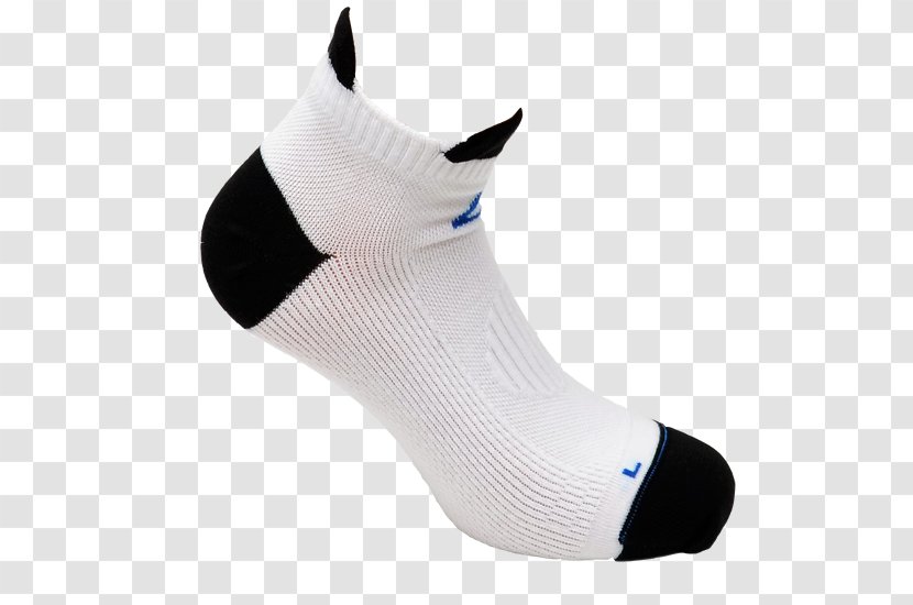 Sock Ankle Shoe - White - Design Transparent PNG