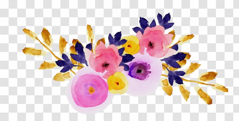 Artificial Flower - Petal - Watercolor Paint Wildflower Transparent PNG