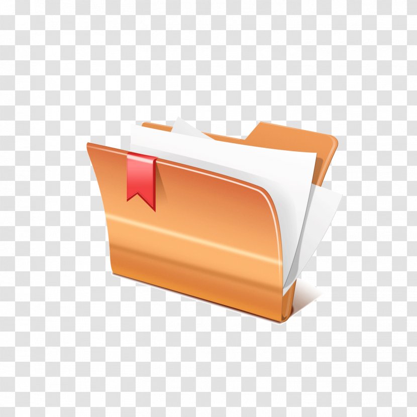 Yellow Folder - Material - Rectangle Transparent PNG