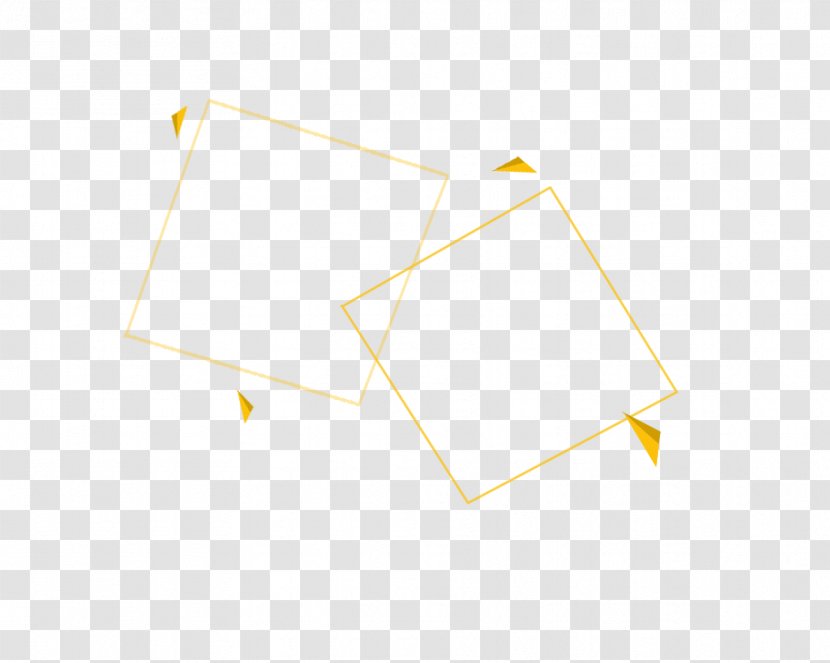 Brand Area Angle Yellow - Geometric Triangle Box Transparent PNG