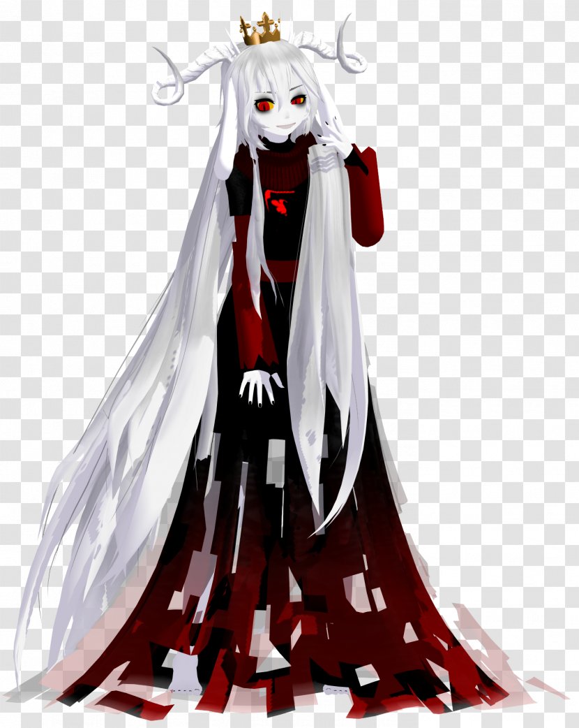 Evil Queen Toriel Character Art - Heart Transparent PNG