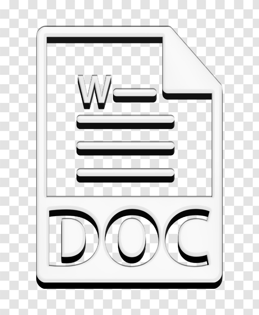 Doc Icon DOC File Format Symbol Icon File Formats Icons Icon Transparent PNG