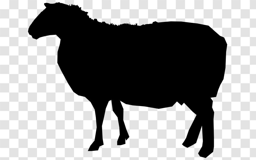 Sheep Cattle Silhouette Royalty-free - Horse - Vector Transparent PNG