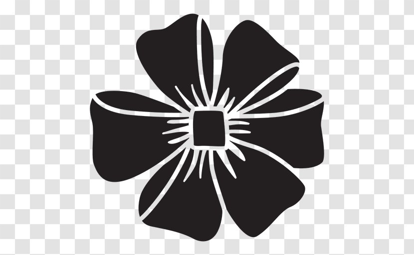 Black And White Christmas - Monochrome - Flower Transparent PNG