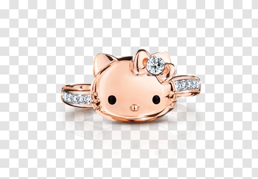 Hello Kitty Ring ディアダニエル Diamond Color Transparent PNG