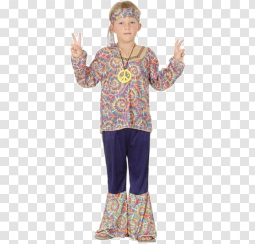 Costume 1960s 1970s Hippie Child - Disguise Transparent PNG