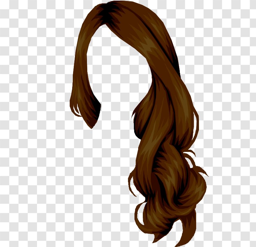 Long Hair Hairstyle Tie Coloring - Tree - Cut Vector Transparent PNG
