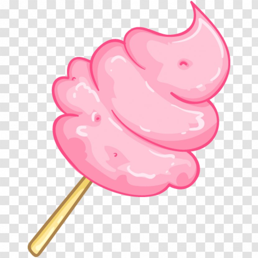 Cotton Candy Lollipop Sugar Clip Art - Bubble Gum - Sweets Transparent PNG