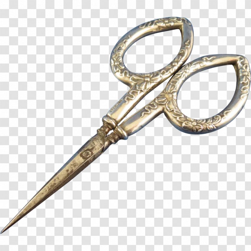 Brass 01504 Scissors Computer Hardware - Metal Transparent PNG