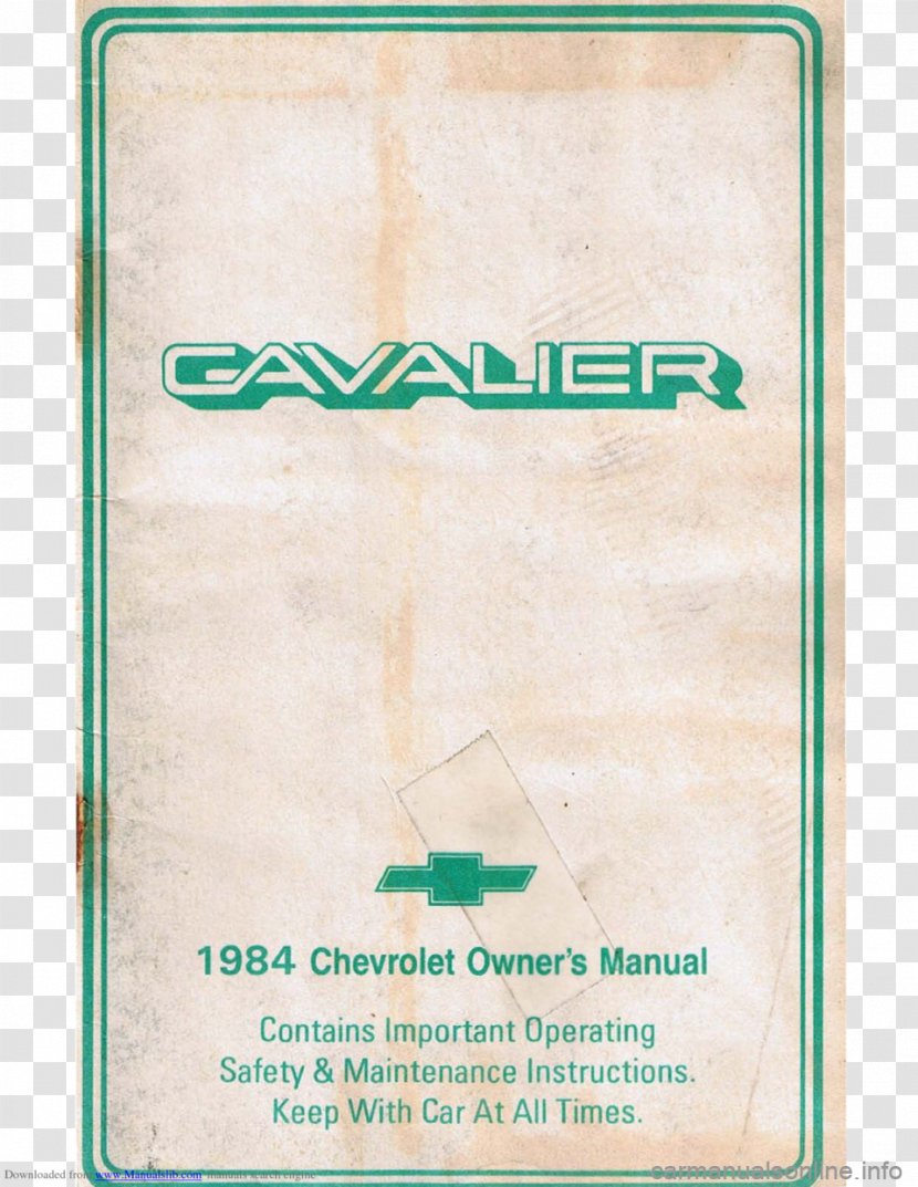 Scooter Chevrolet Cavalier Motorcycle Owner's Manual Transparent PNG