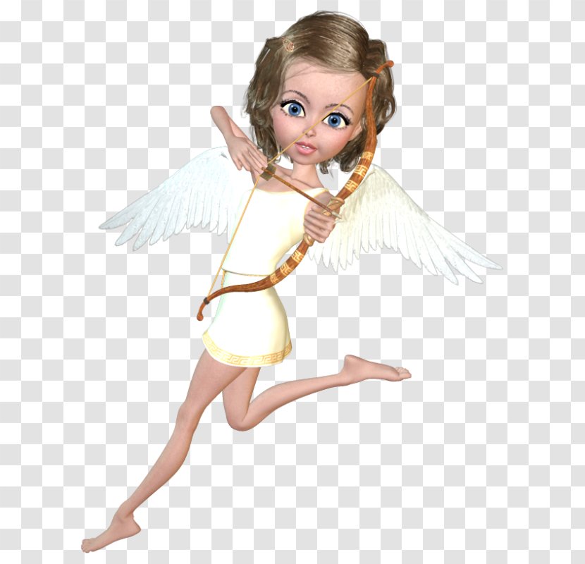 Fairy Brown Hair Doll Angel M - Duende Transparent PNG