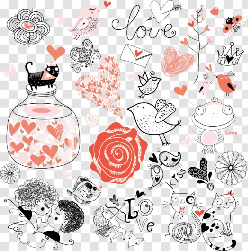 Drawing Illustrator Illustration - Flora - Wedding Transparent PNG