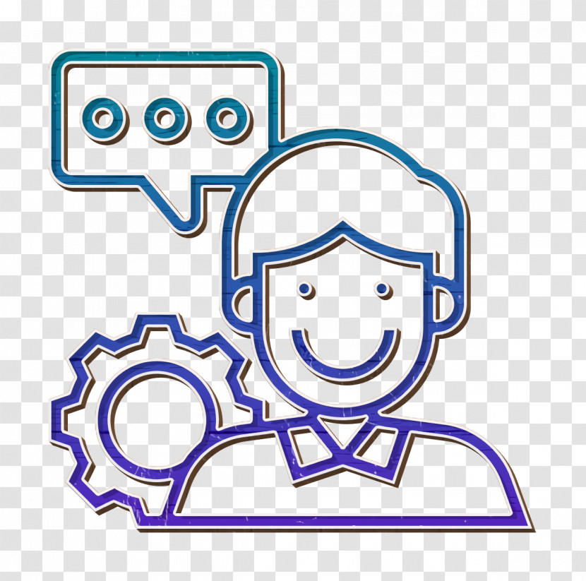 Financial Technology Icon Contact Icon Consultant Services Icon Transparent PNG