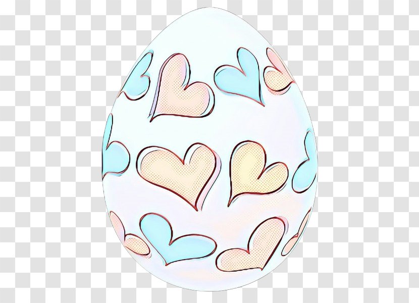 Easter Egg Product Tableware Heart - Turquoise - Plate Transparent PNG