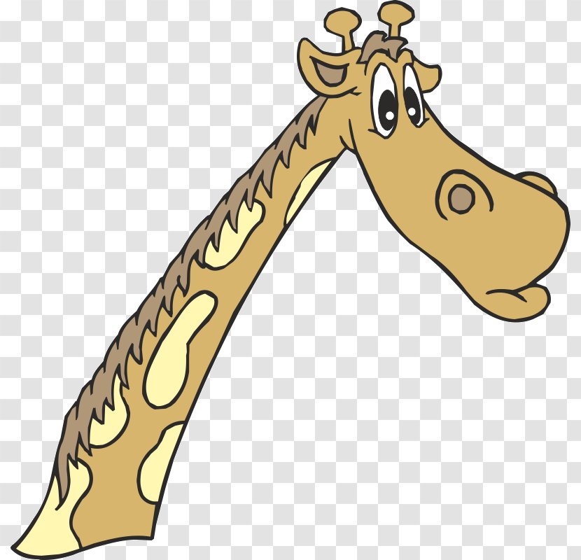 Northern Giraffe Clip Art - Neck - Tail Transparent PNG