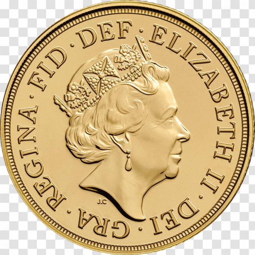 Royal Mint Half Sovereign Bullion Coin Gold Transparent PNG