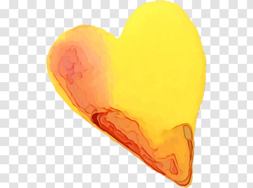 Love Background Heart - Orange Transparent PNG