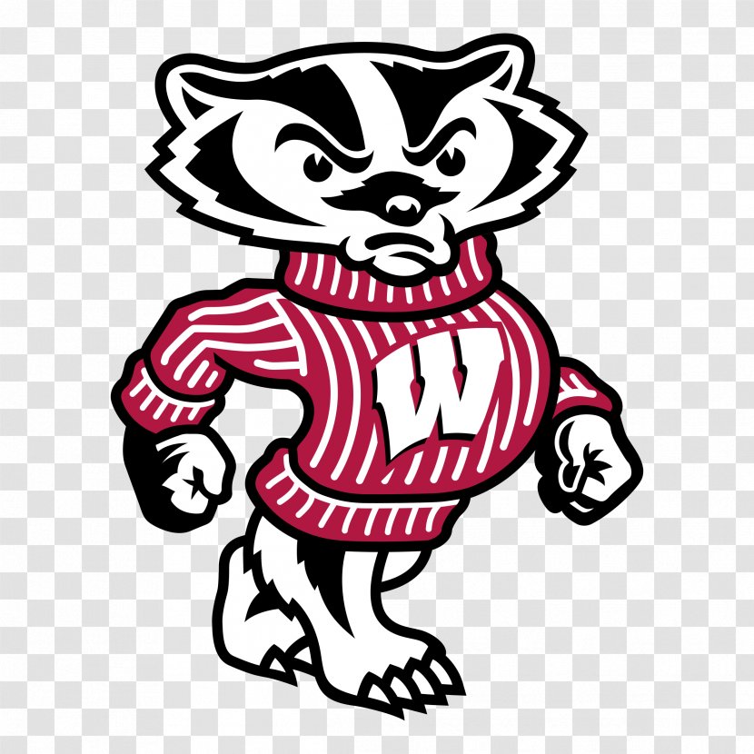 University Of Wisconsin-Madison Wisconsin Badgers Football Softball Men's Basketball Bucky Badger - Silhouette - American Transparent PNG