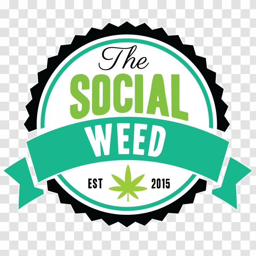 The Social Weed Cannabis Logo Transparent PNG