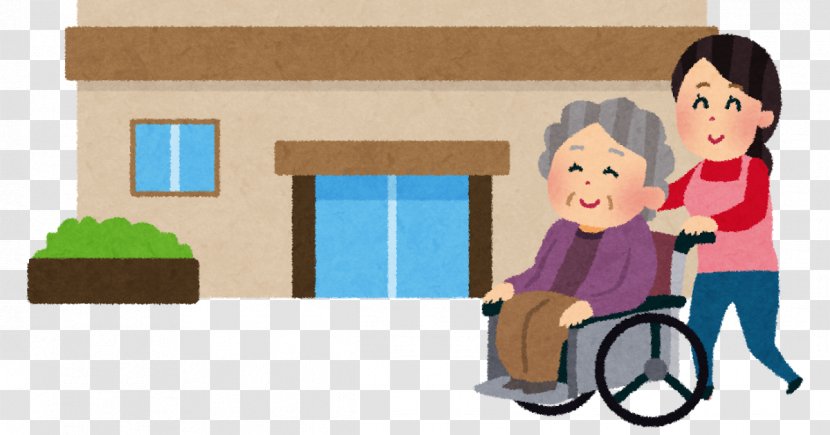 Caregiver Old Age Home Nursing Health Care - Cartoon Transparent PNG