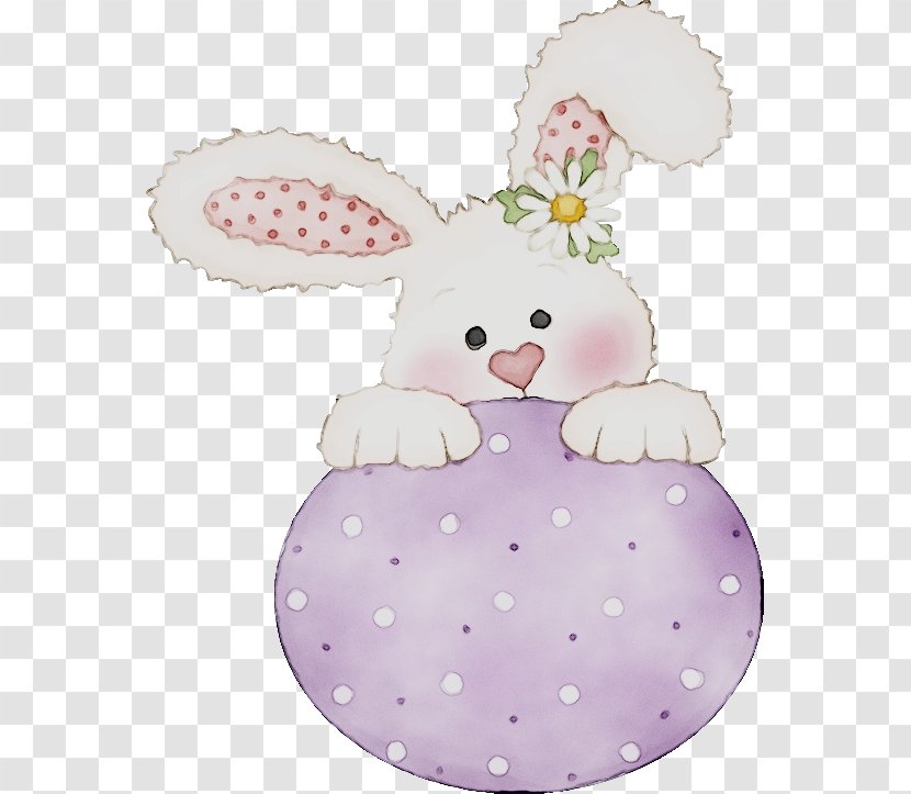 Easter Bunny Stuffed Animals & Cuddly Toys Pattern Pink M - Cartoon Transparent PNG