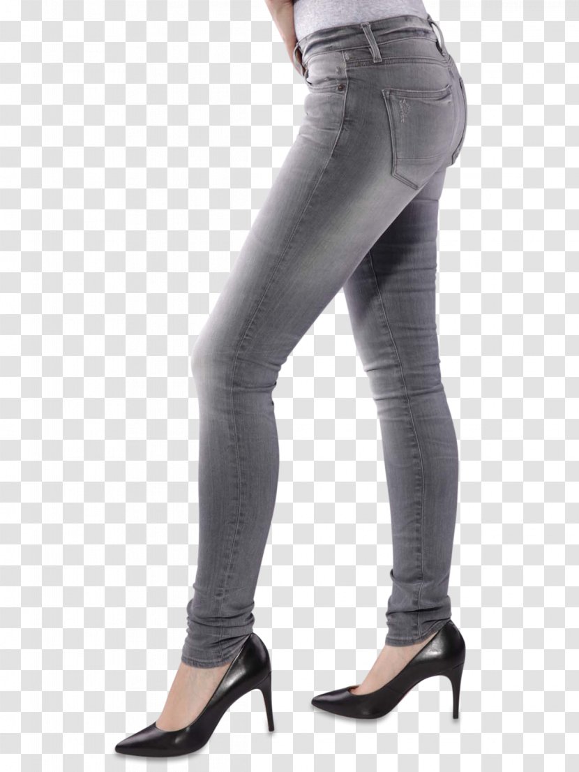 Jeans Waist Denim Leggings Transparent PNG