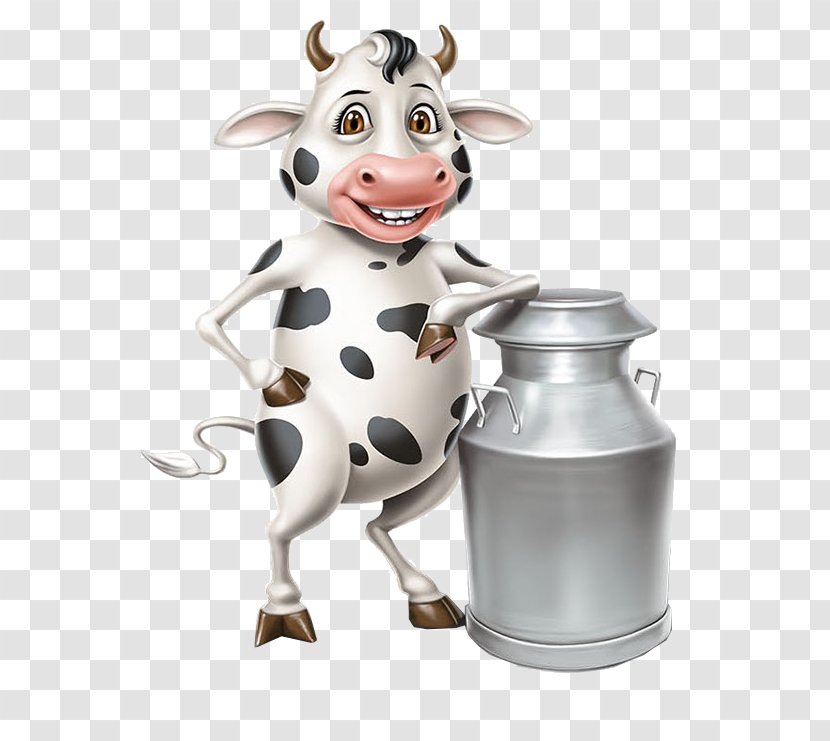 Dairy Cattle Milking Illustration - Prepare Cows Transparent PNG