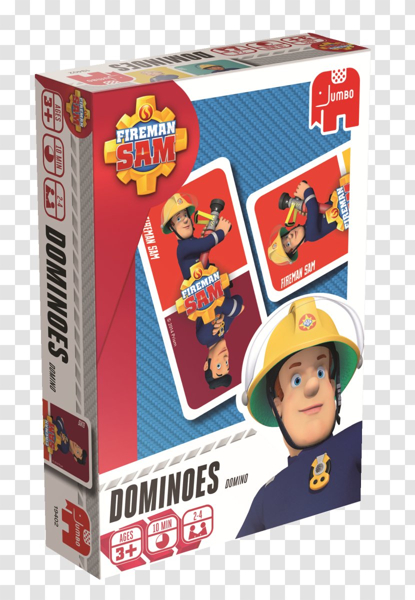 Dominoes Fireman Sam Jigsaw Puzzles Jumbo Games - Card Game - Firefighter Transparent PNG