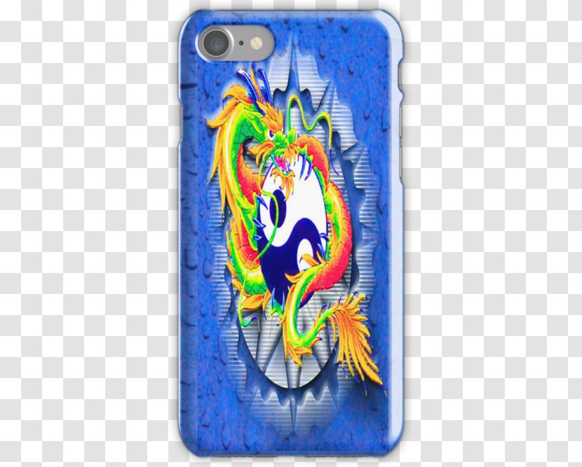 Mobile Phone Accessories Phones Electric Blue IPhone Font - Yin And Yang Tattoo Chinese Dragon Transparent PNG