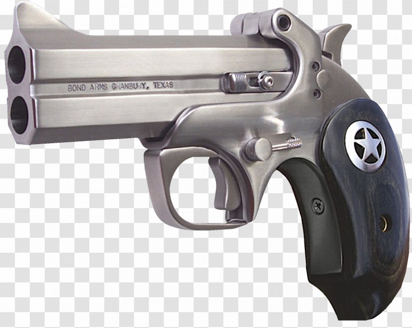 Derringer Bond Arms .45 Colt Firearm Handgun - Ranged Weapon - Pistol Transparent PNG