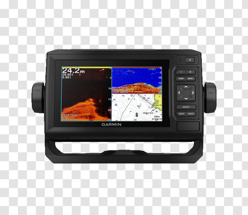 Garmin Ltd. GPS Navigation Systems Chartplotter Echo Sounding Transducer - Display Device - Sidescan Sonar Transparent PNG