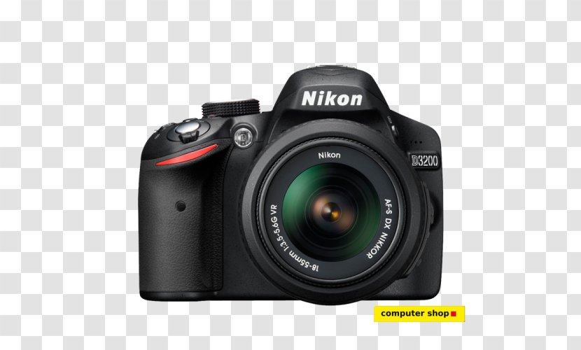 Nikon D3200 D3400 Canon EF-S 18–55mm Lens D3300 Digital SLR - Camera Transparent PNG