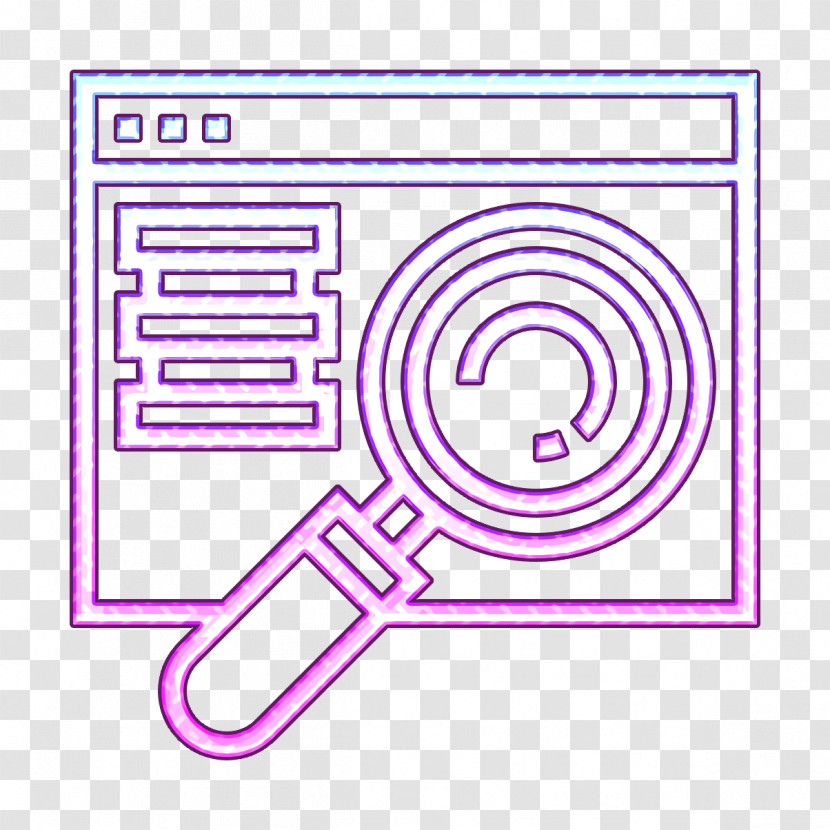 Database Management Icon Websites Icon Searching Icon Transparent PNG