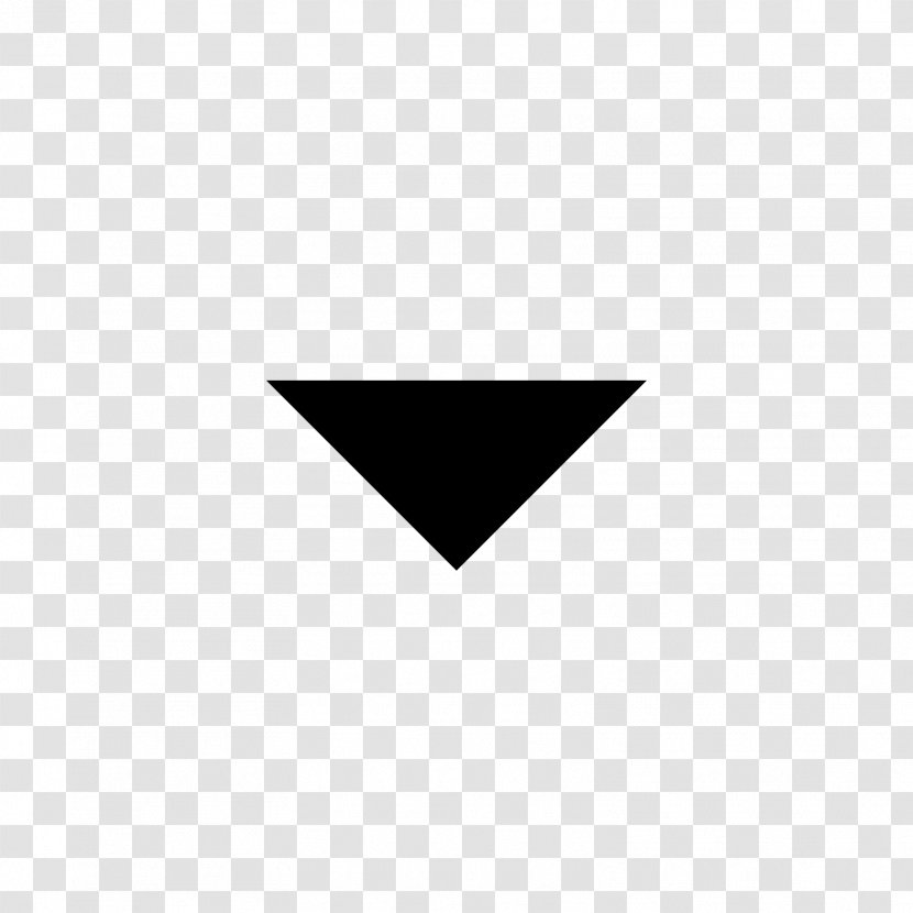 Drop-down List Triangle - Rectangle - Down Arrow Transparent PNG