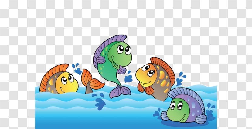 Cartoon Freshwater Fish Illustration - Material Transparent PNG