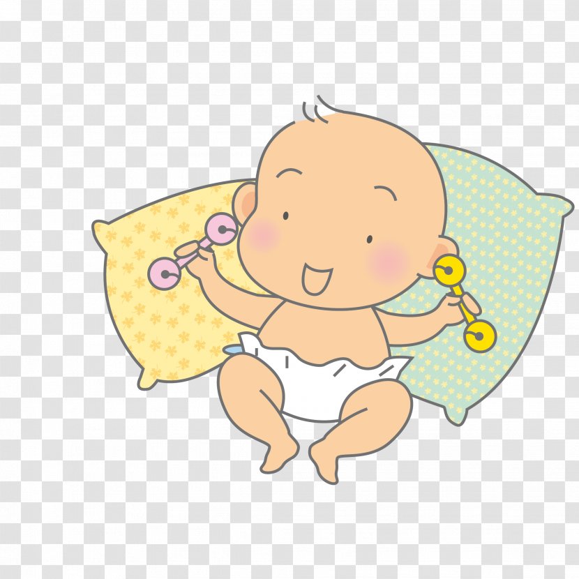 Diaper Child Infant Cartoon - Silhouette - Baby Transparent PNG