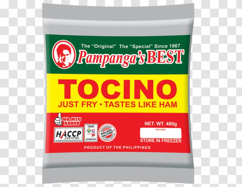 Tocino Filipino Cuisine Brand Logo - TOCINO Transparent PNG