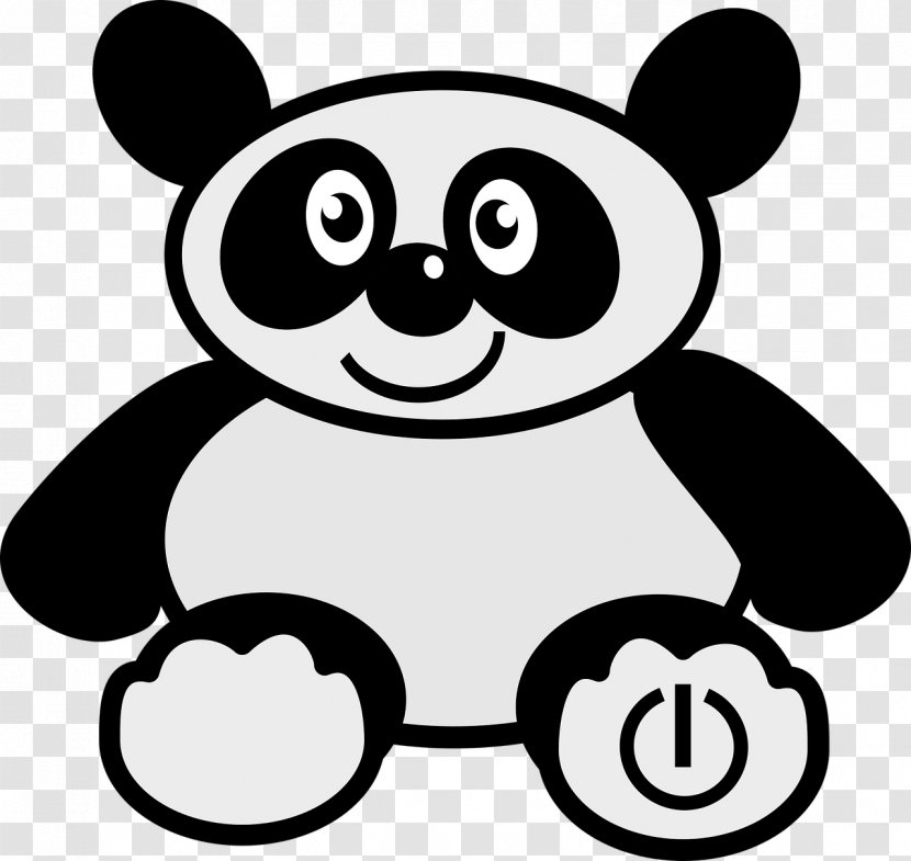 Giant Panda Bear Cuteness Clip Art - Frame Transparent PNG