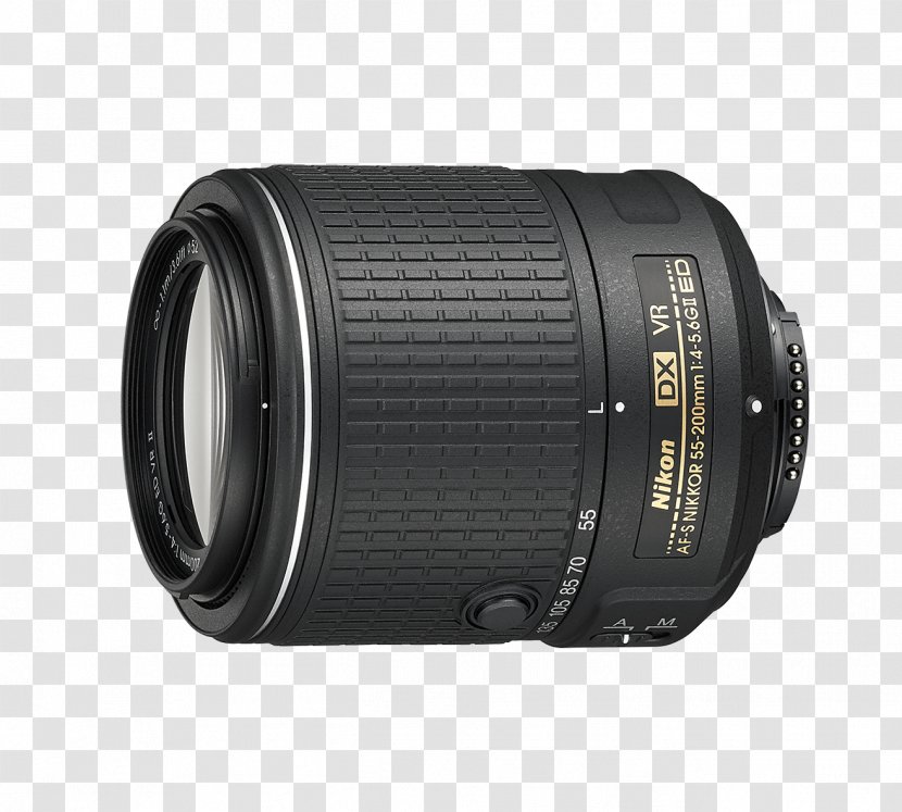 Nikon AF-S DX Nikkor 55-300mm F/4.5-5.6G ED VR Zoom-Nikkor 55-200mm F/4-5.6G 35mm F/1.8G Camera Lens - Afs Dx Zoomnikkor 18300mm F3563g Ed Vr Transparent PNG