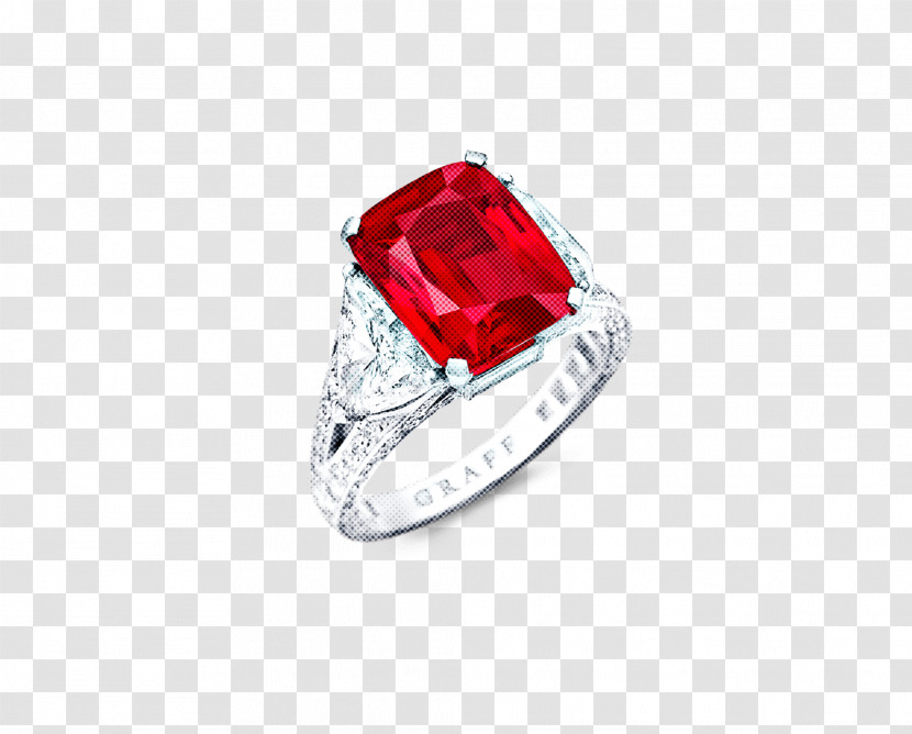 Ring Jewellery Gemstone Red Ruby Transparent PNG