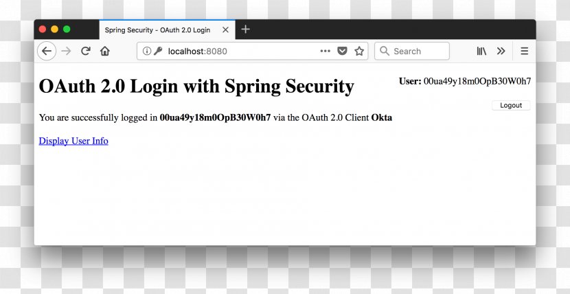 Web Page Spring Framework Security Authentication - Rectangle Transparent PNG