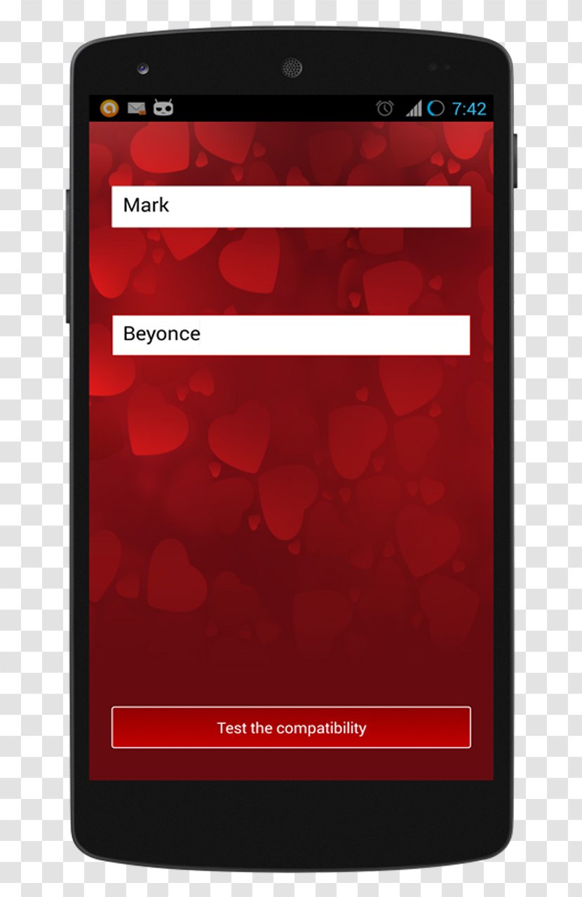 Love Calculator Test Mobile Phones Aptoide Fingerprint - Android Transparent PNG